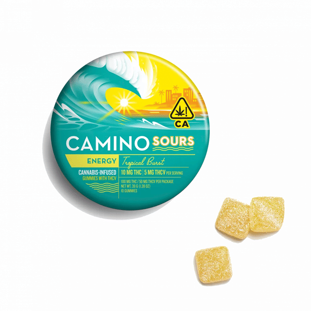 SOURS TROPICAL BURST Energy Gummies