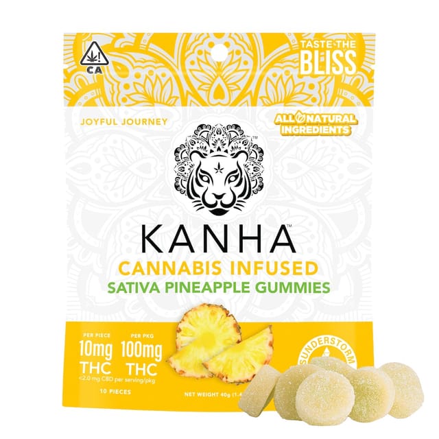 Pineapple Gummies 10-pack