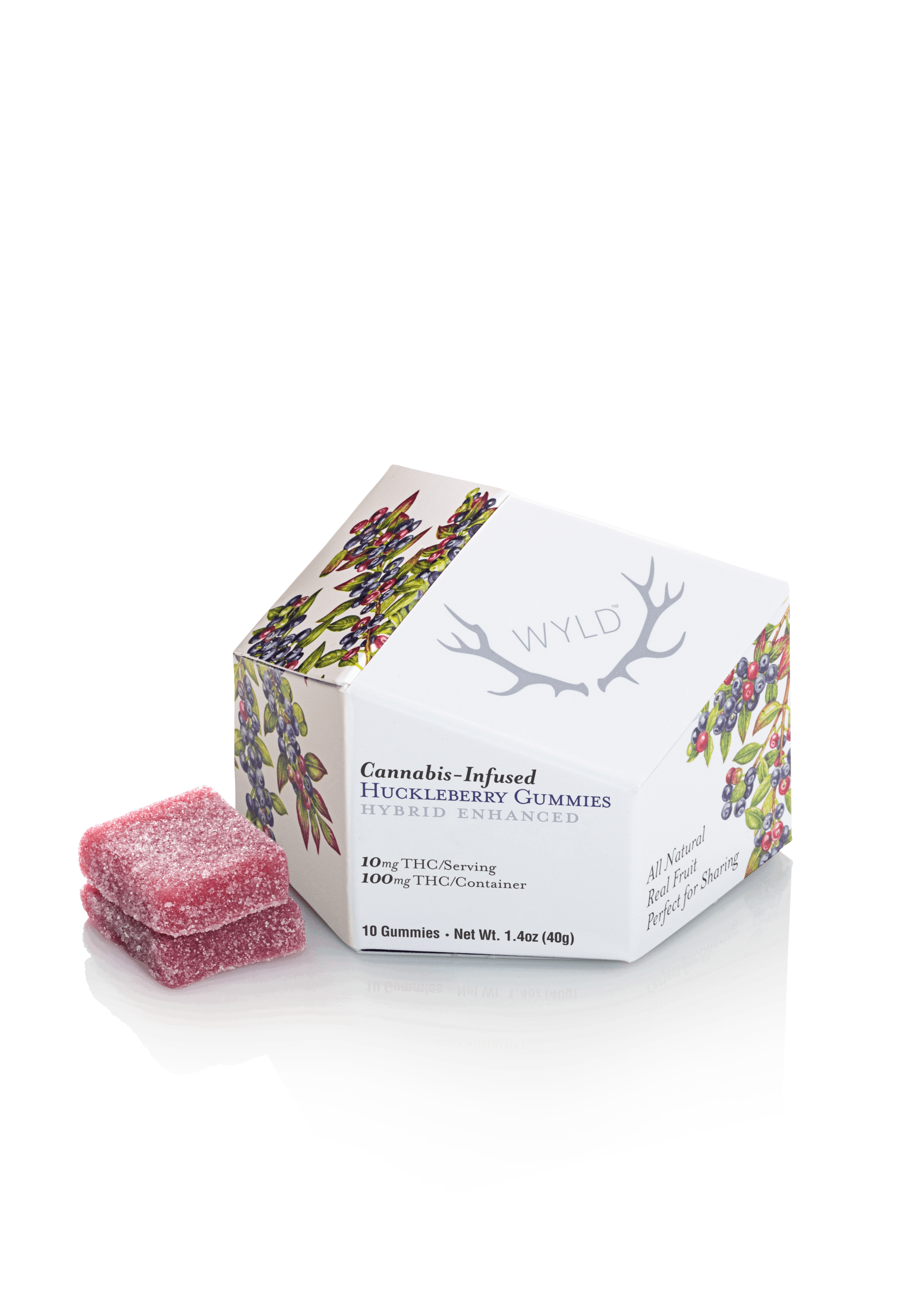 Huckleberry Gummies - 100mg - Gummy - Hybrid