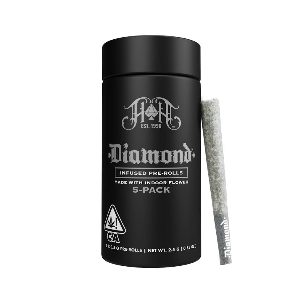 Mountain Mist - (5pk) Diamond Infused Prerolls - 5pk Hybrid