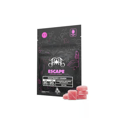 Raspberry Cough - 1:1 THC:CBC Gummies - 100mg