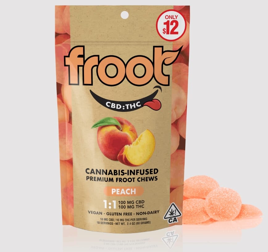 Peach - 100mg CBD 1:1 - Peach Gummies