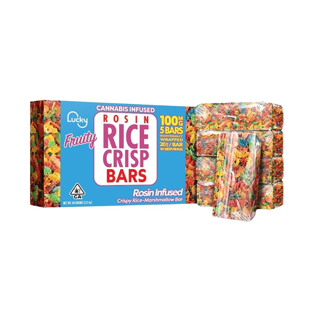 Crispy Rice Bars with Rosin - Fruity