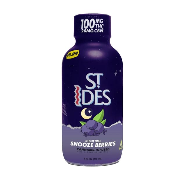 Snooze Berries - 4oz Shot - 100mg + 20mg CBN - 4oz - Shot
