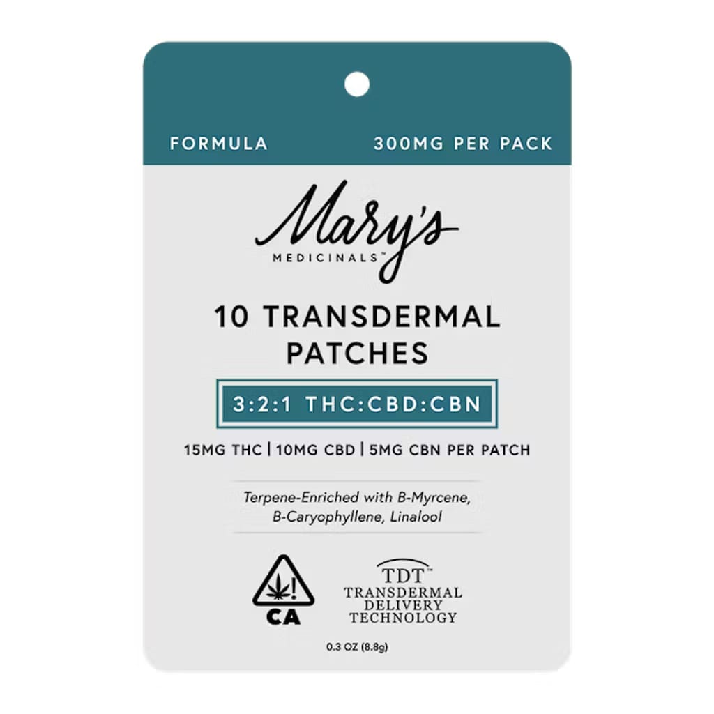 3:2:1 Formula Transdermal Patch - Patch Single