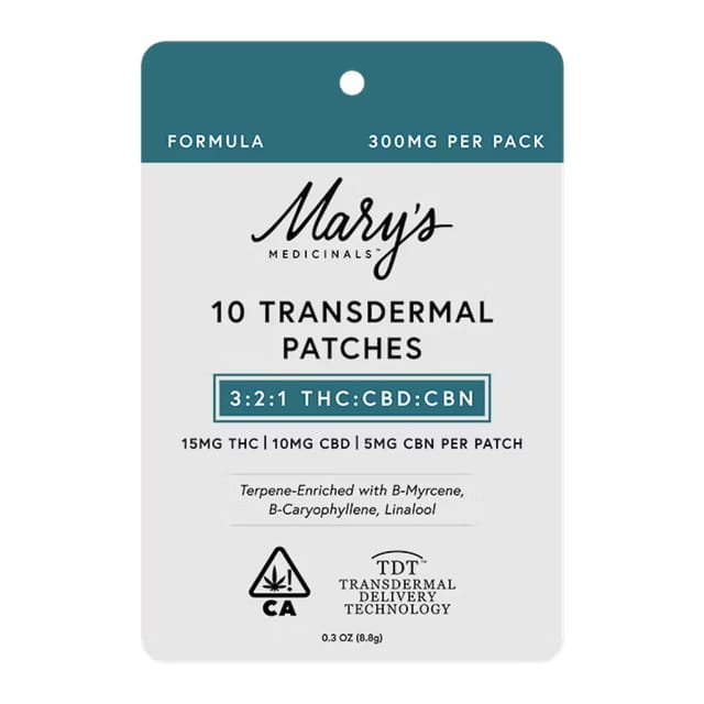 3:2:1 Formula Transdermal Patch - Patch Single