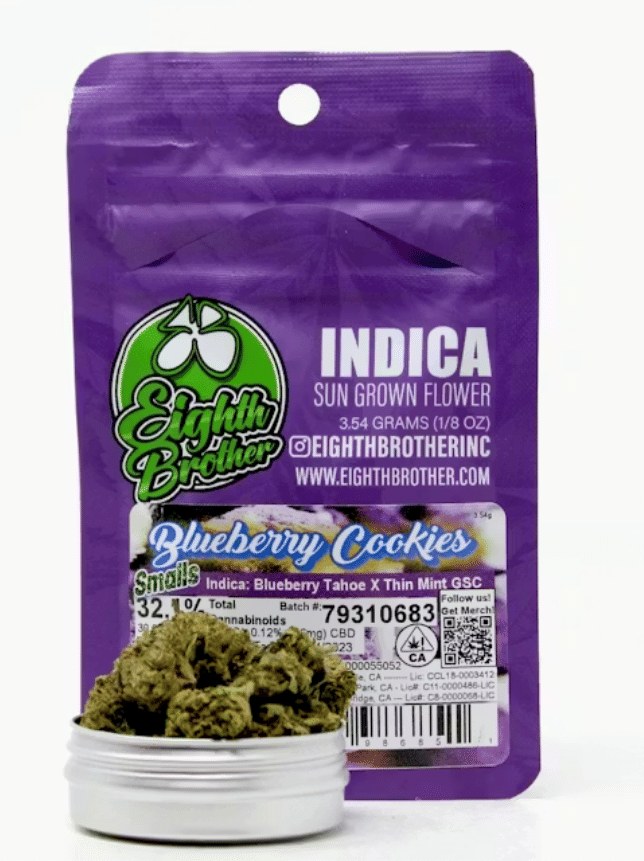 Blueberry Cookies - 3.54g - Indica - 1/8