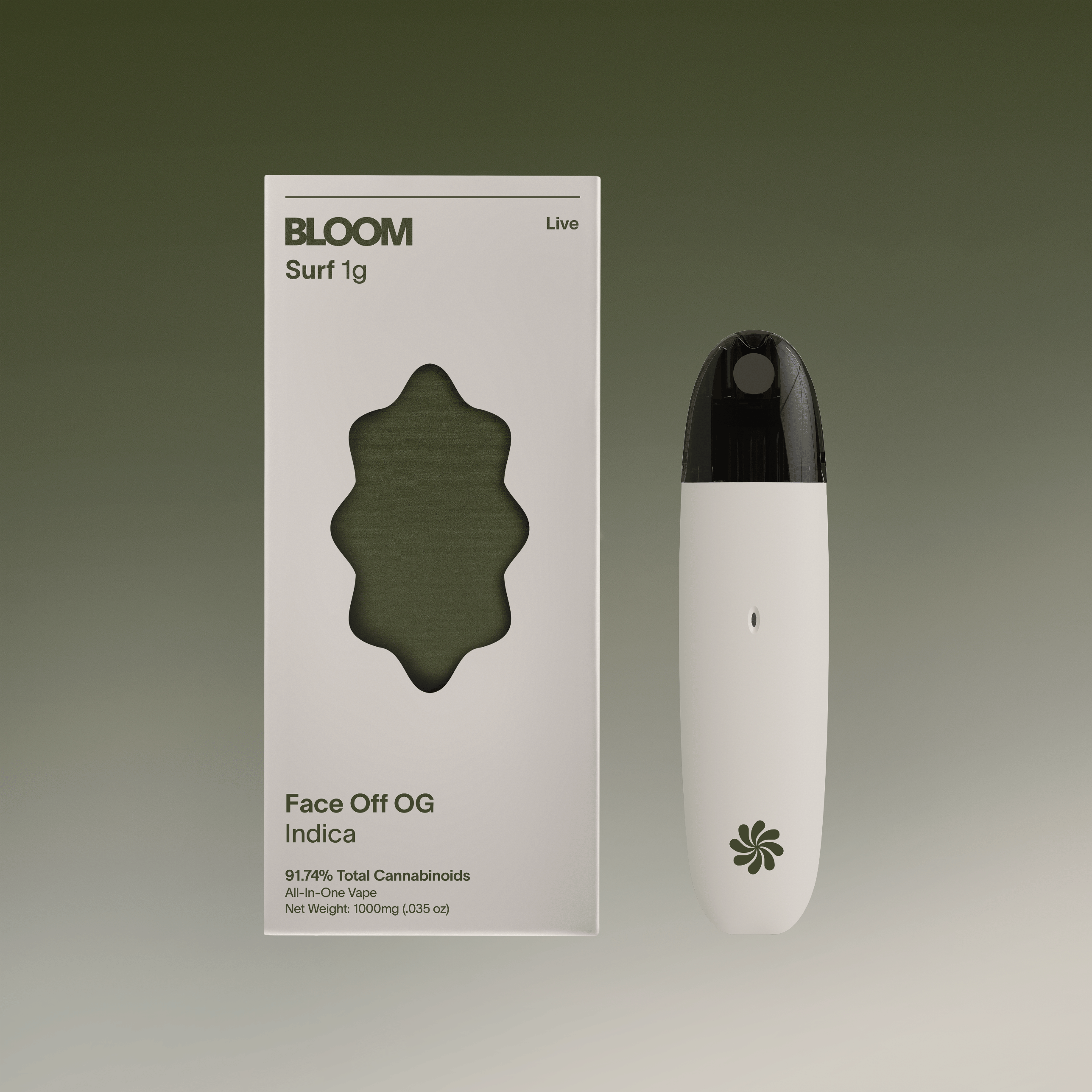***Face Off OG - Live Resin Disposable - Live resin Dispo - Indica