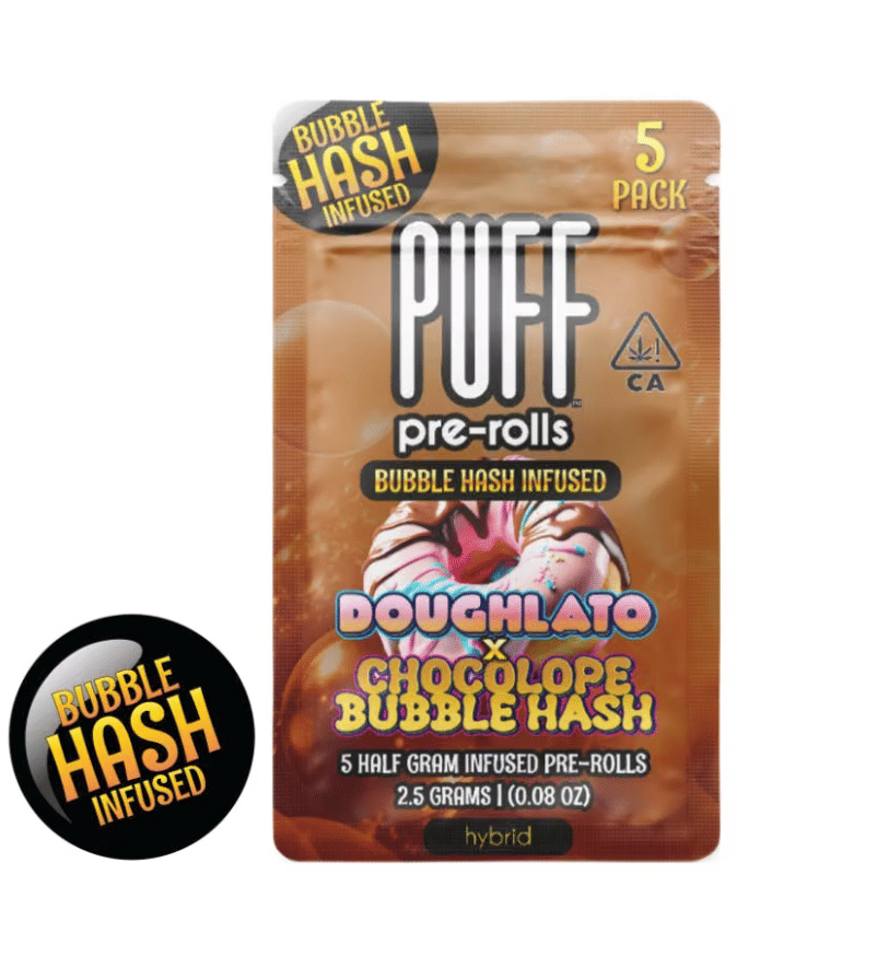 Doughlato x Chocolope Hash-Infused Pack (5pk) - Infused PR Pack - Hybrid
