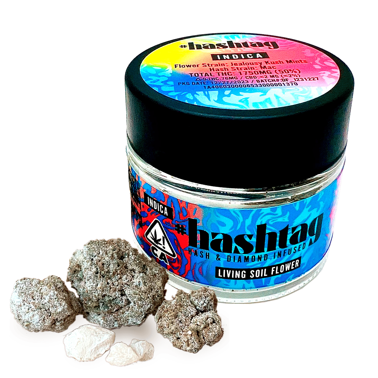 Carbon Fiber w/ Ice Hash