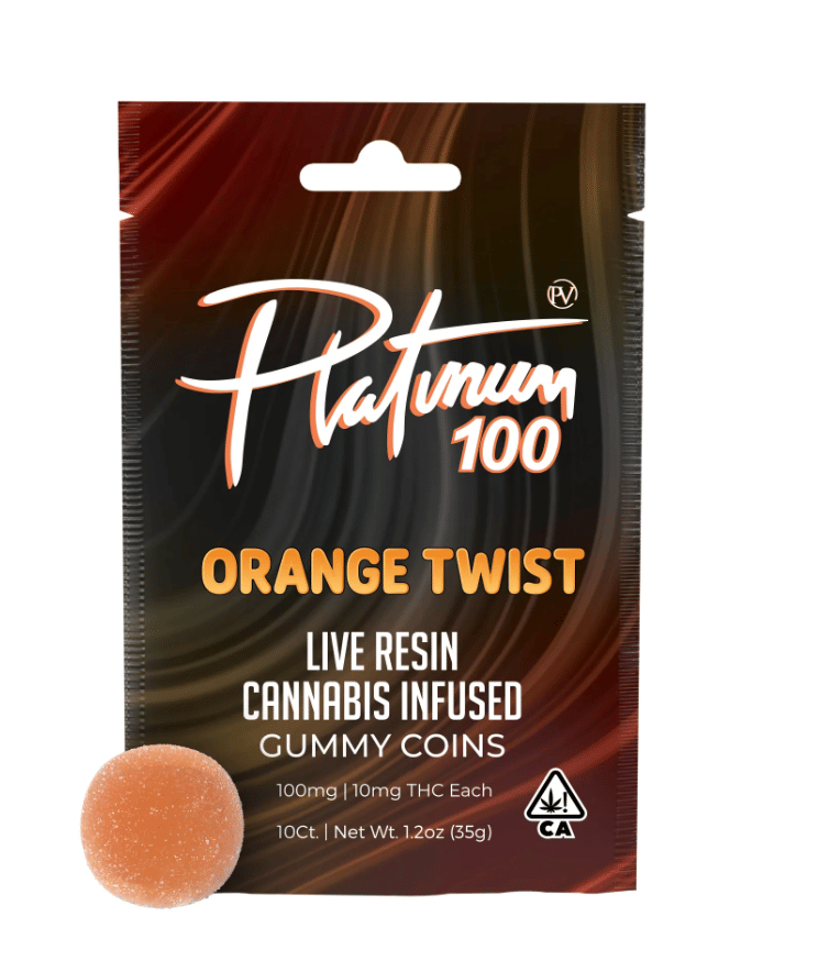 Orange Twist - 100mg Live Resin Gummies
