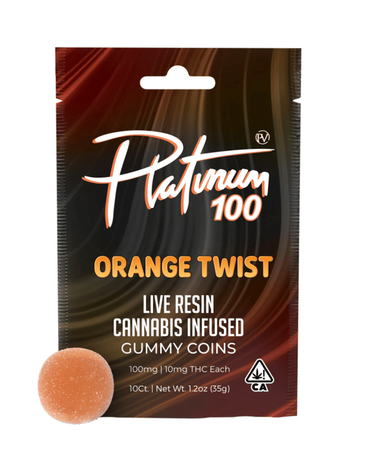 Orange Twist - 100mg Live Resin Gummies