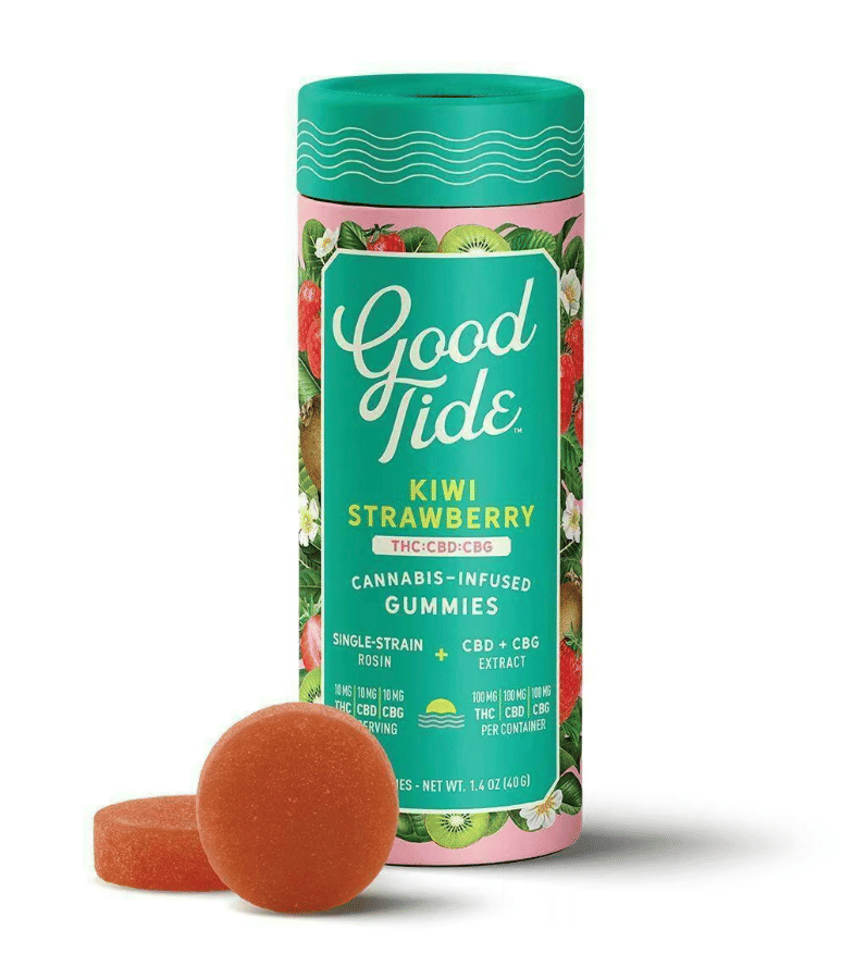 Kiwi Strawberry 100mg Solventless Hash Rosin Gummies - Gummies - Mixed