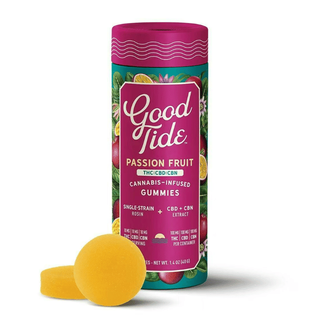 Passionfruit Rosin 1:1:1 THC/CBD/CBN Gummies 100mg - Gummies - CBN/THC/CBD