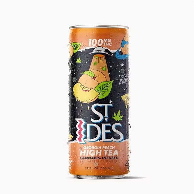 ST IDES - 12oz Georgia Peach Tea 100mg THC