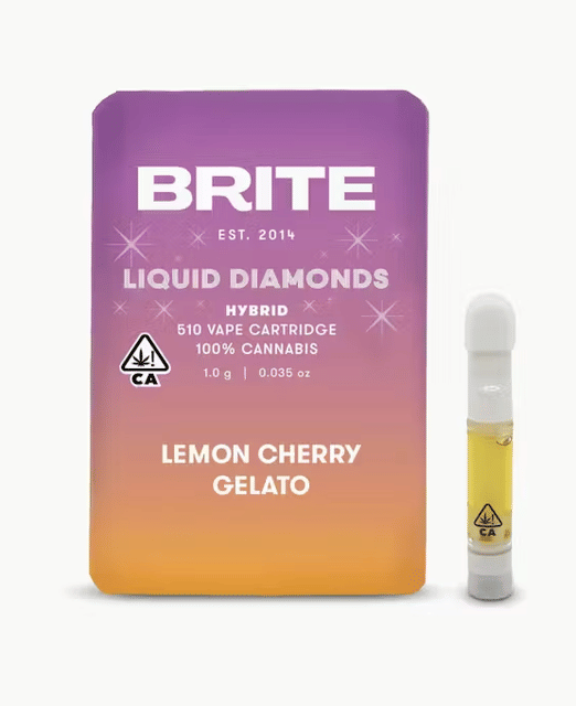 Lemon Cherry Gelato - Liquid Diamonds Cartridge - Cart - Indica