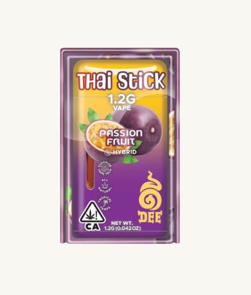 Passion Fruit | 1.2g | Thai Stick Disposable Vape | Dee Thai | Hybrid